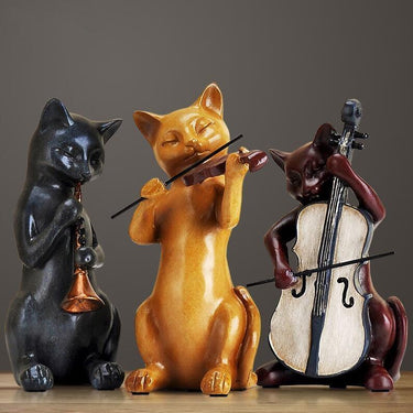 Musicat Resin Figurine Figurines KittyNook Cat Company